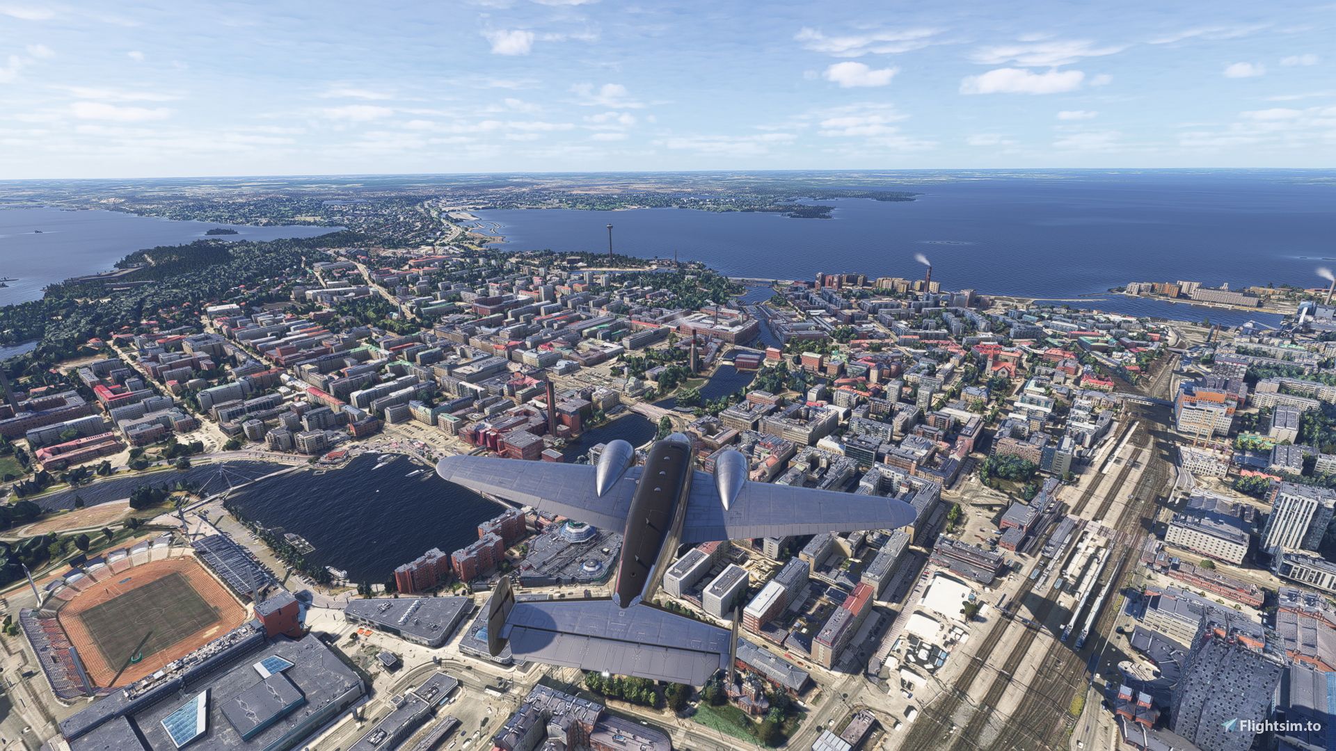 1920x1080 Tampere City Finland Enhancements for MSFS
