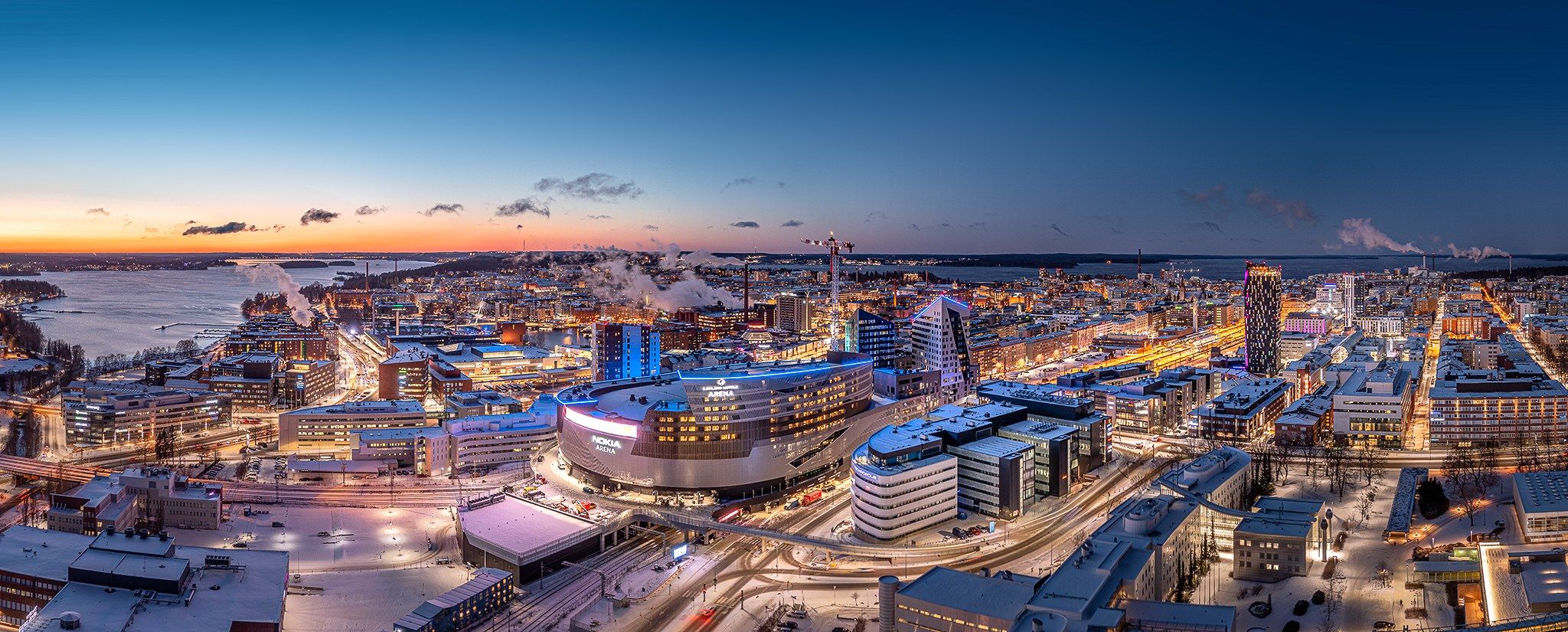 2048x825 Nokia Arena, The Largest Multi Function Arena In Finland Opened In Tampere