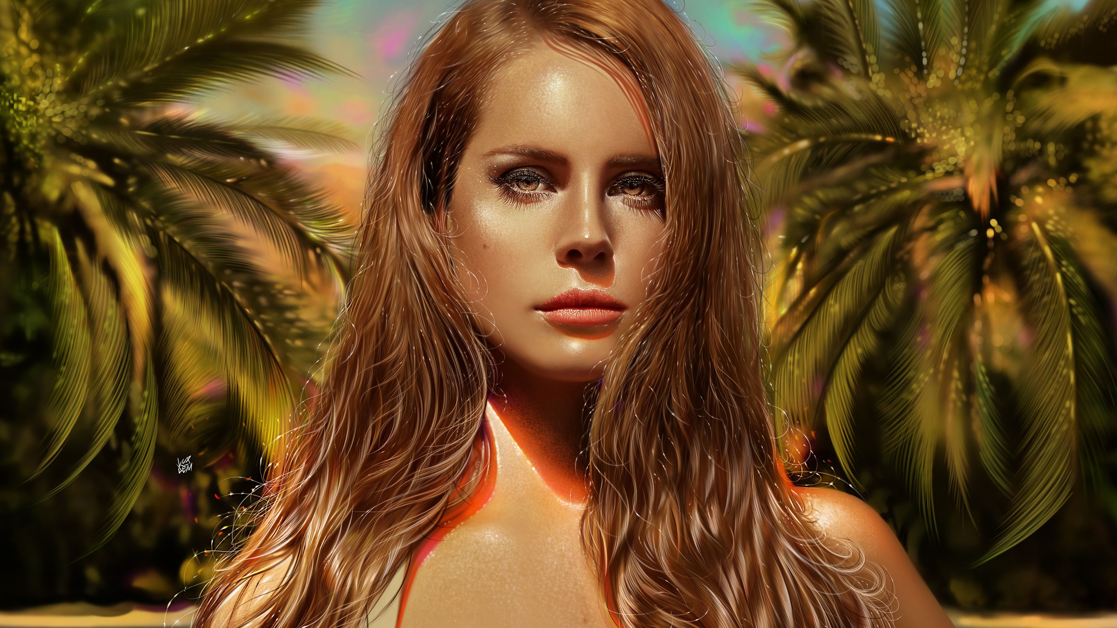 3840x2160 Lana Del Rey Wallpaper 4K, Portrait, American singer