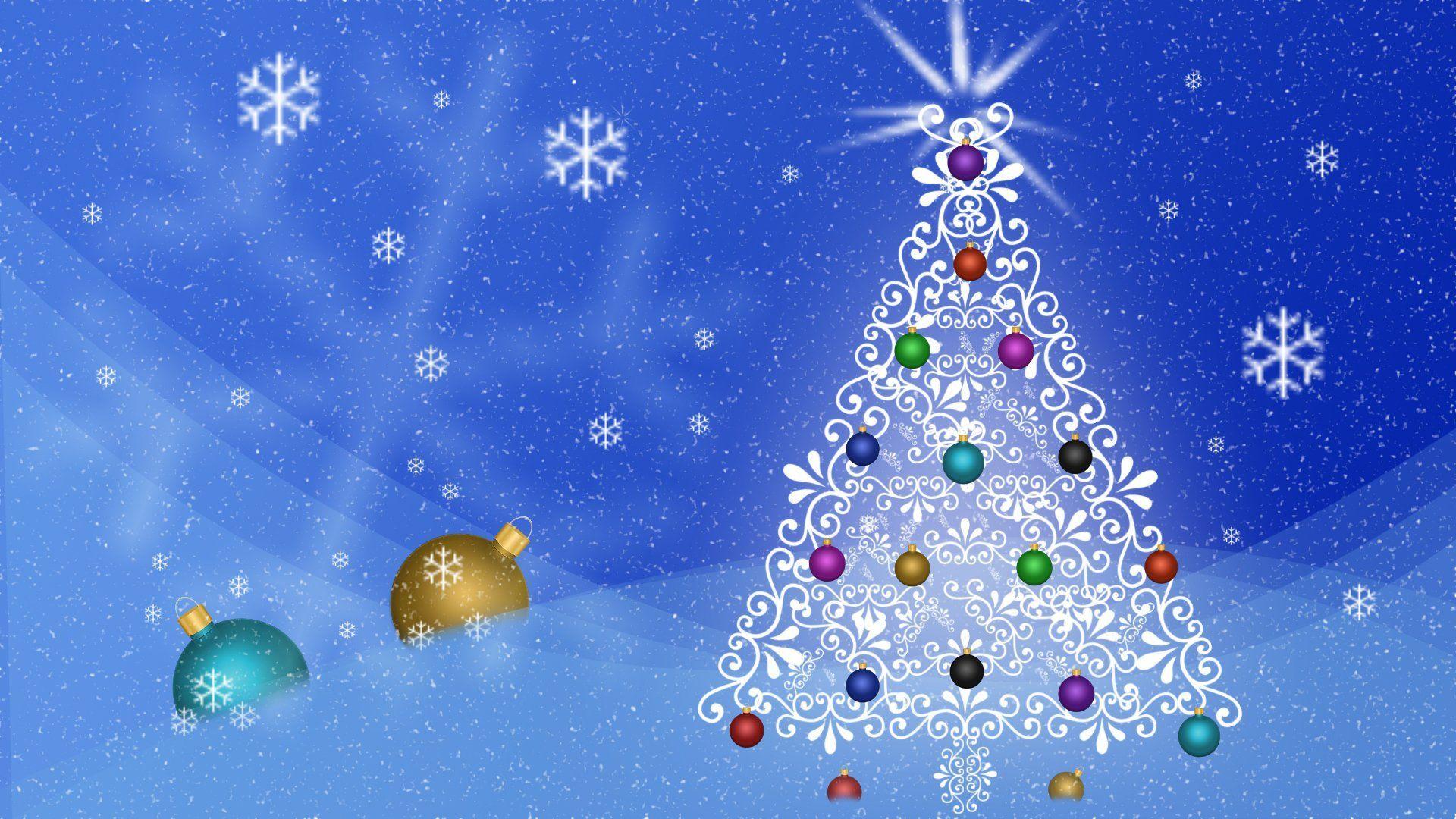 1920x1080 Holiday Christmas Holiday Christmas Tree White Christmas Ornaments