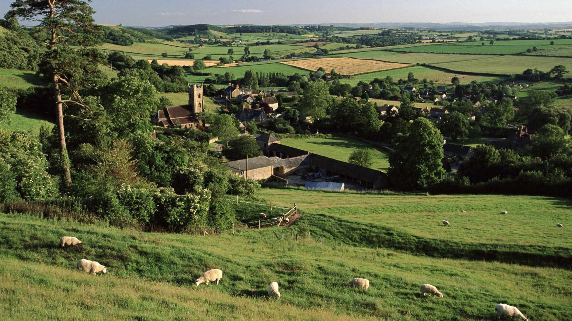 1920x1080 English Countryside Wallpaper
