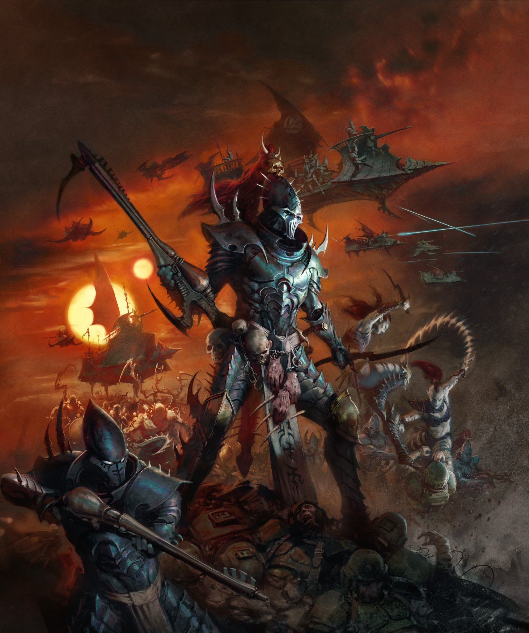 1712x2048 Discover 320 Drukhari and dark eldar art ideas. dark elf 40k, dark eldar drukhari, dark eldar 40k and more