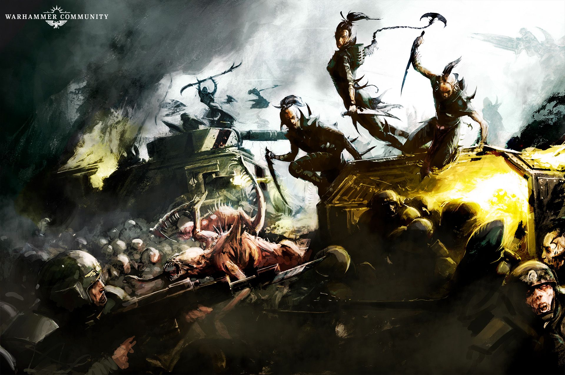 1920x1274 Warhammer artrs: Drukhari