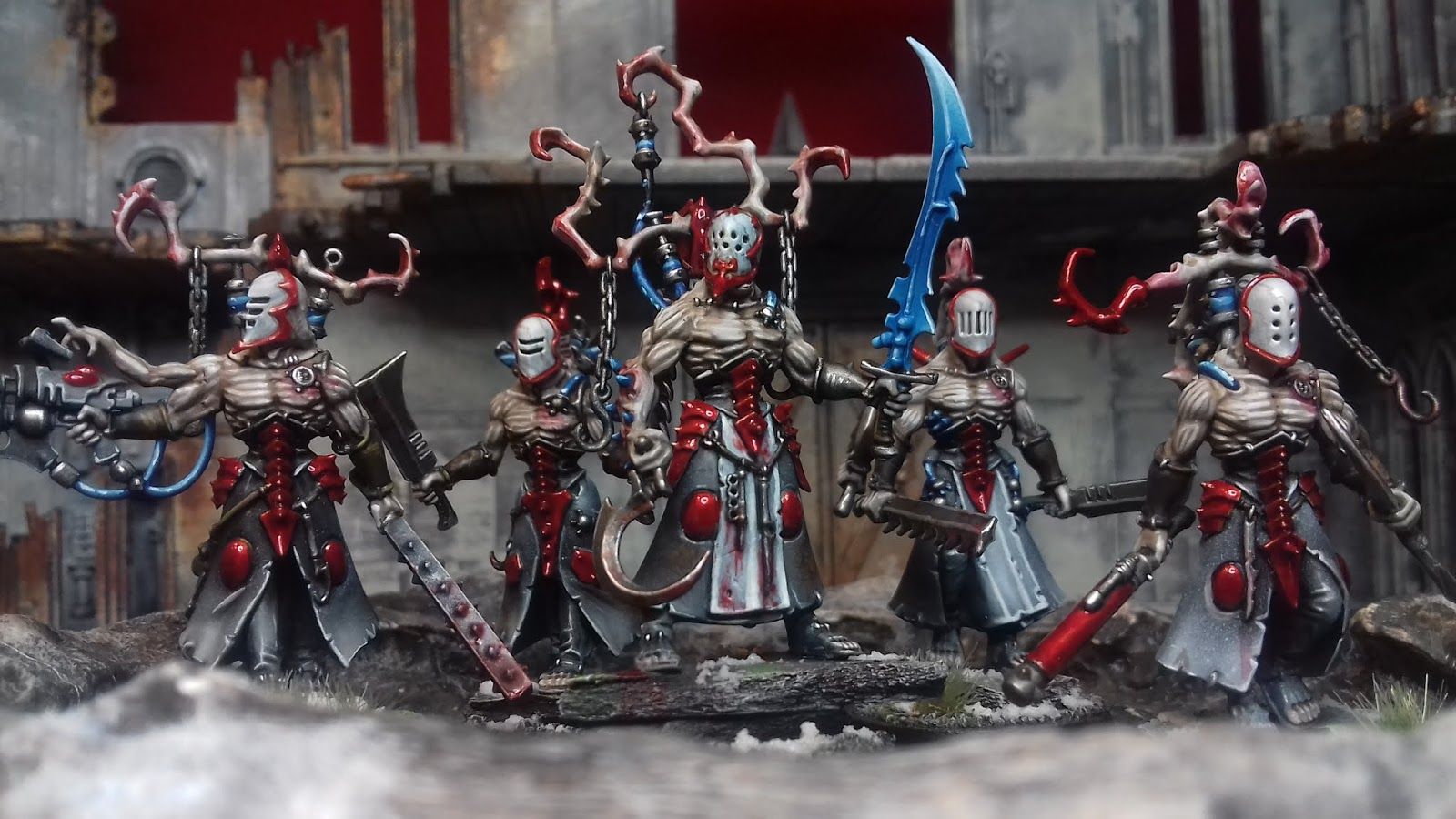 1600x900 Tabletop Apocalypse: Dark Eldar Wracks (Drukhari) Painted