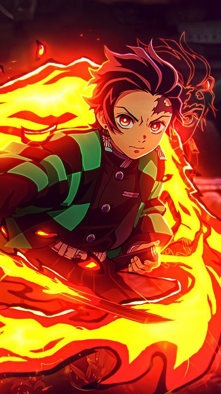 735x1308 Tanjiro kamado the sunbreating and water breathing user strong as other hashira sun breathing user