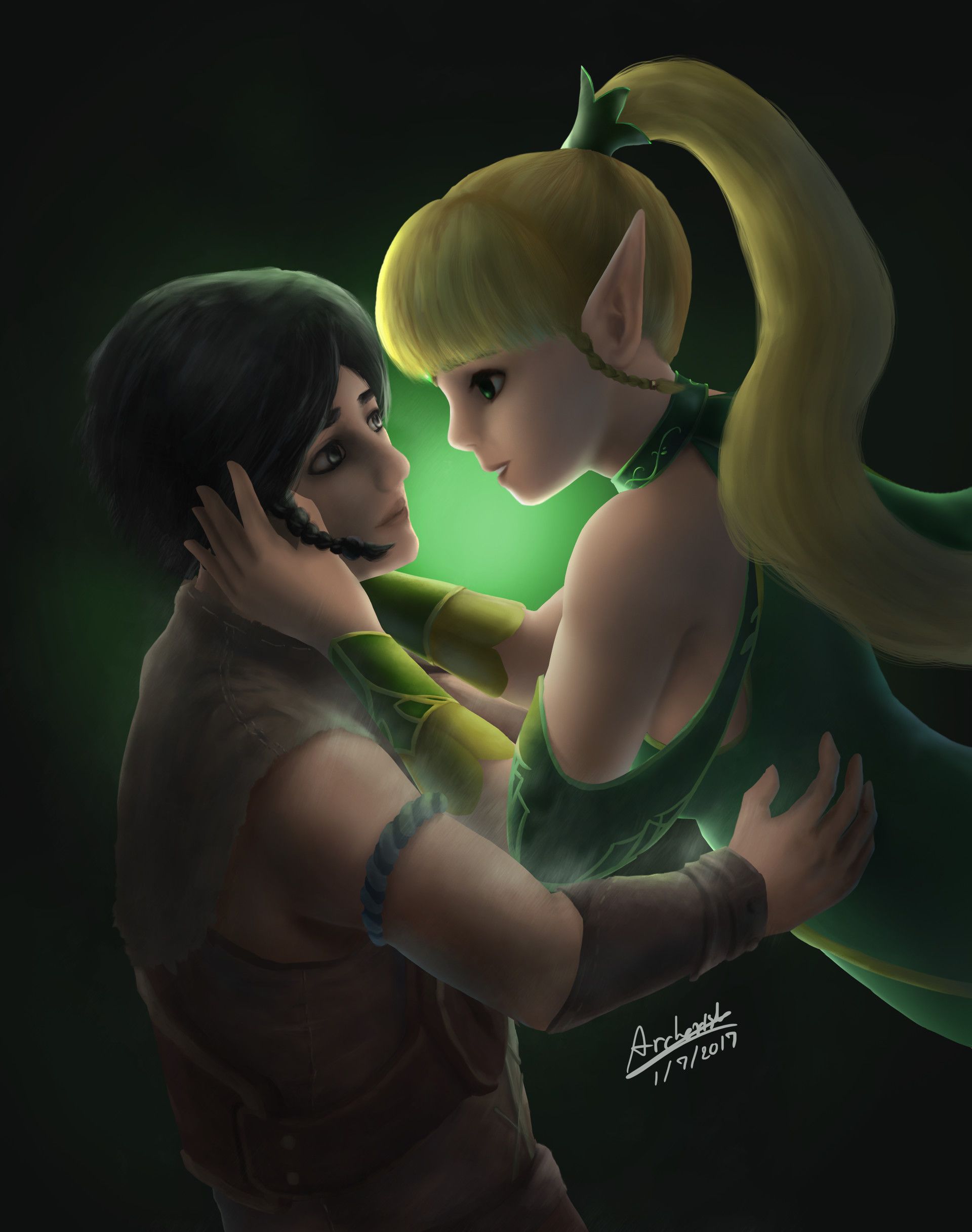 1920x2433 Liya Lambert (Dragon nest throne of elves fanart)