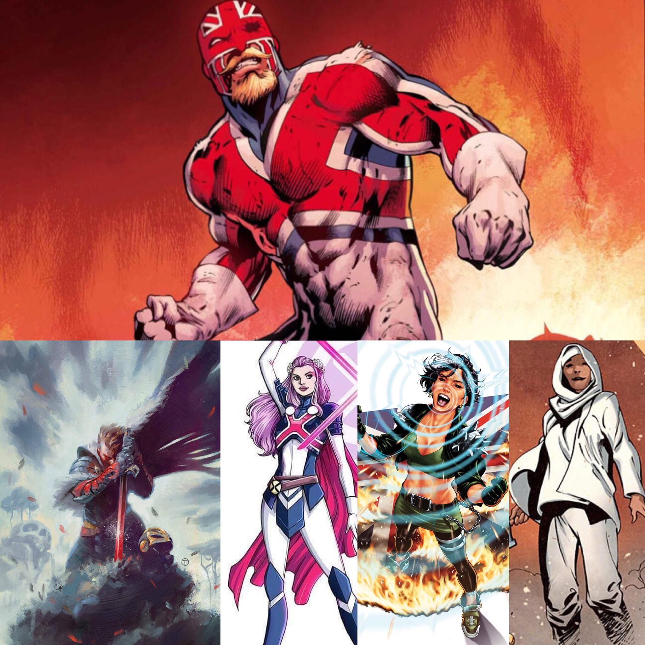 2048x2048 I've been thinking a LOT about a Captain Britain and Excalibur movie, here's what the initial roster would be