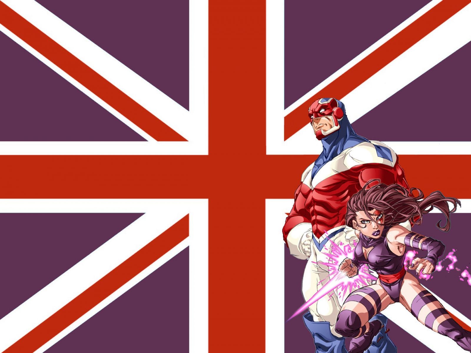1600x1200 Desktop wallpaper: Comics, Union Jack, Edward Hoper 4K free download for PC. 164731