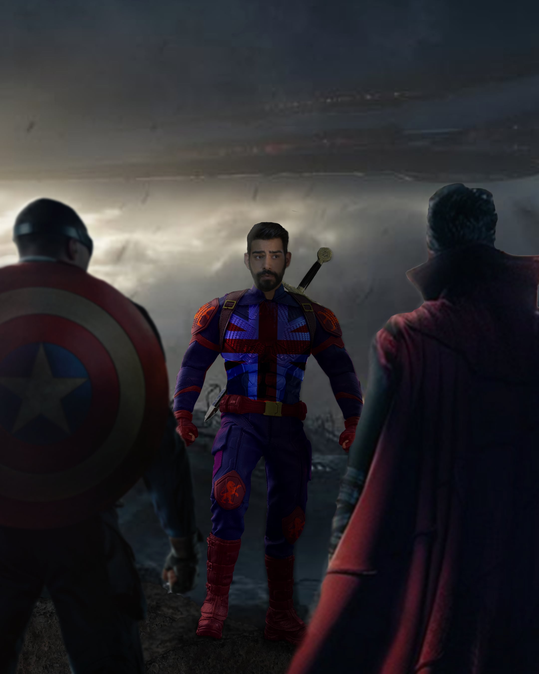 2160x2700 Rahul Kohli Captain Britain fan poster