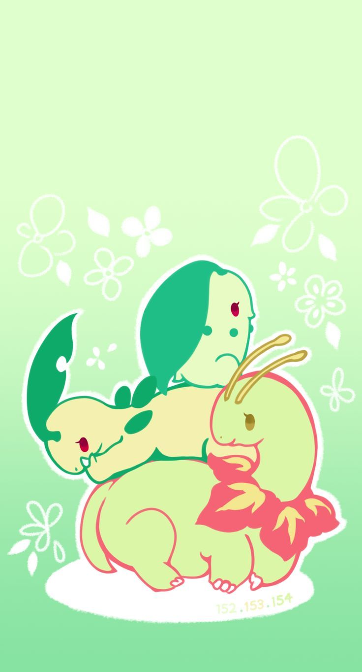 736x1364 Bayleef pokemon wallpaper. Chikorita bayleef meganium, Chikorita wallpaper, Chikorita pokemon