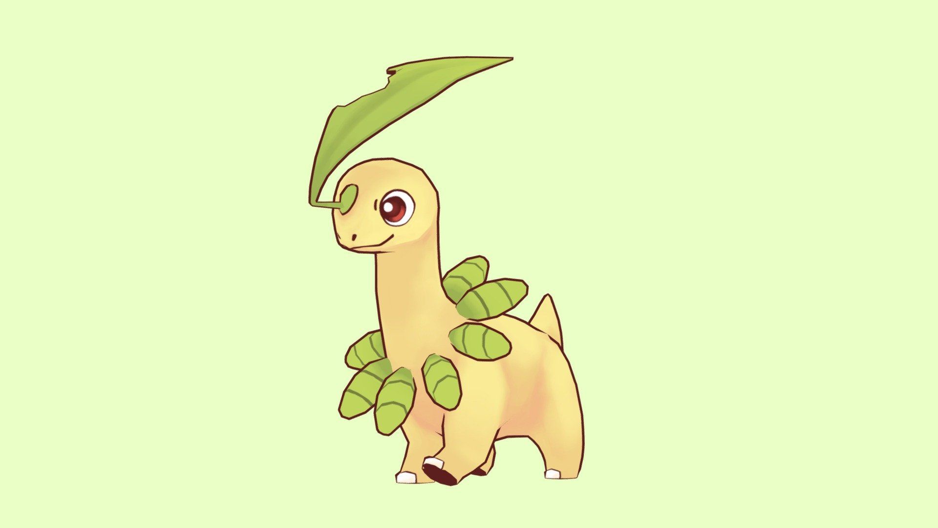 1920x1080 Bayleef model by AlmondFeather [91ffc66]