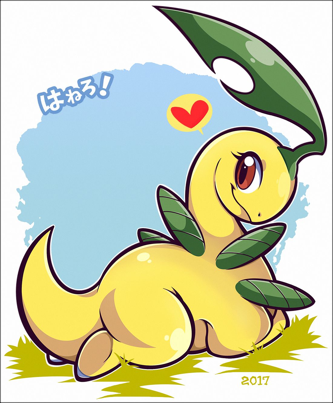 1100x1330 Bayleefémon by Woofzilla Anime Image Board