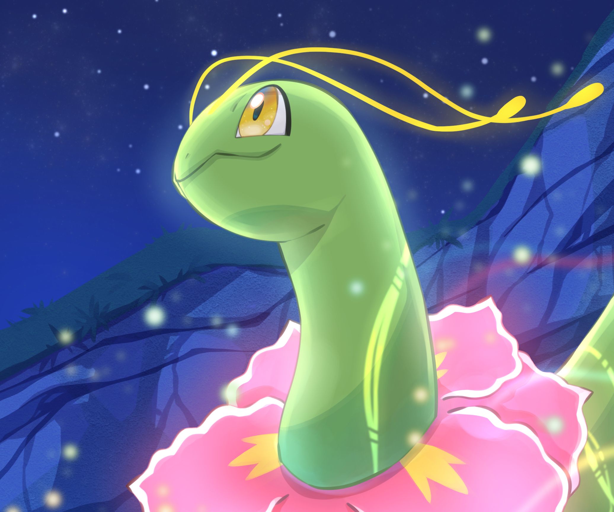 2072x1727 Download Meganium (Pokemon) Video Game Pokemon HD Wallpaper by 温負x1727