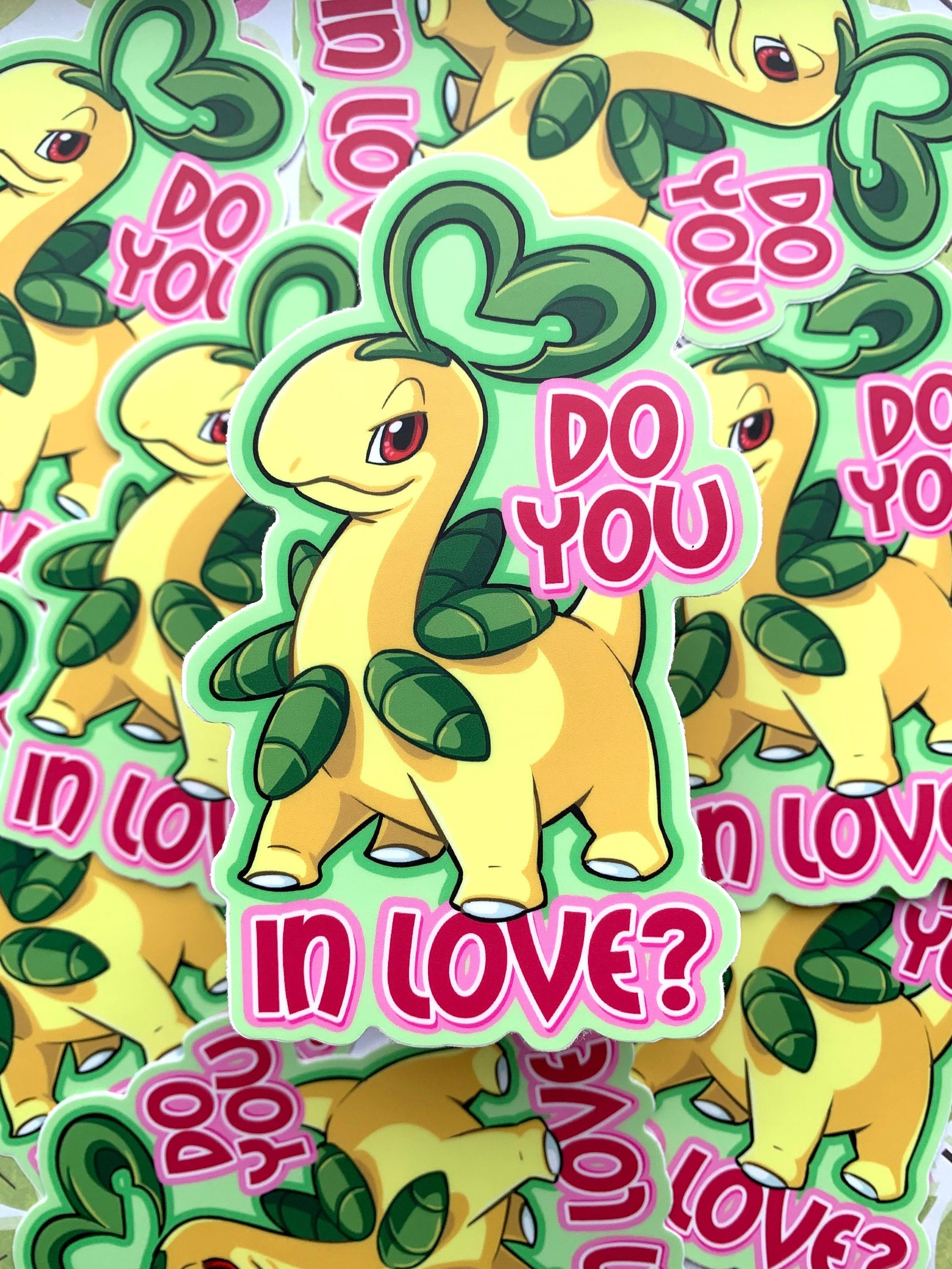 2250x3000 Bayleef in Love 5” Vinyl Sticker