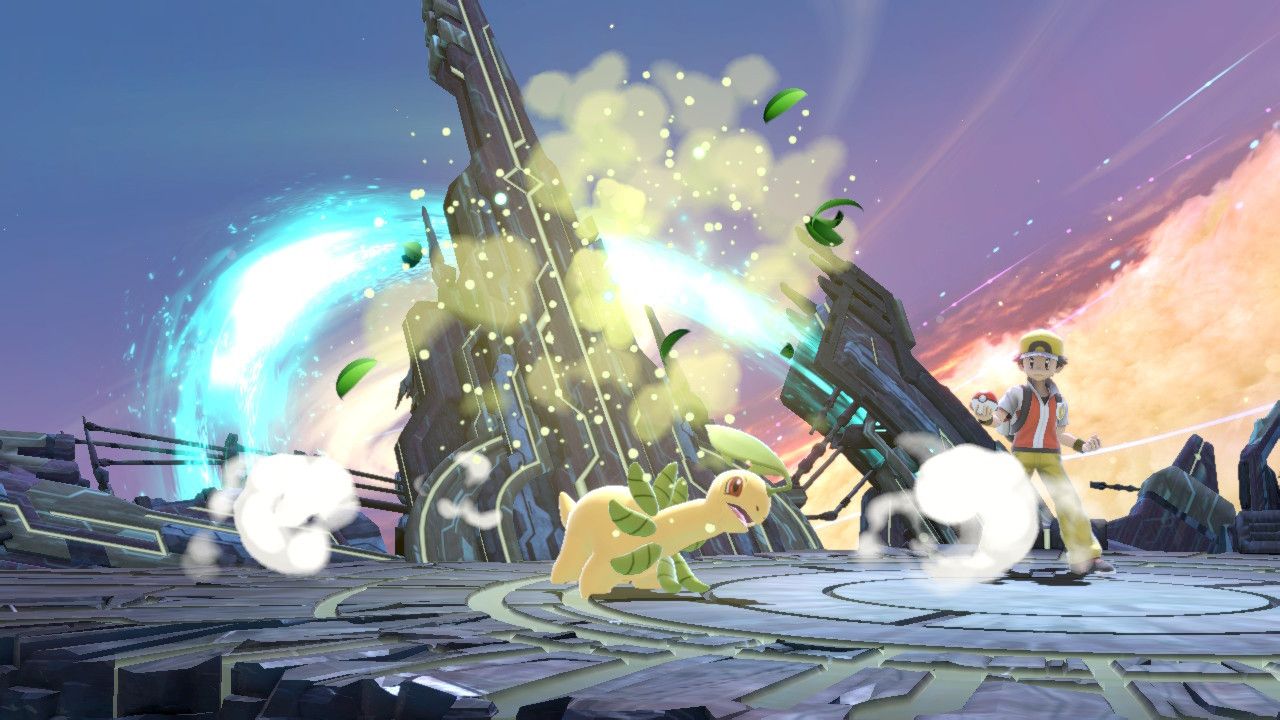 1280x720 Bayleef joins the battle Mod for Super Smash Bros. Ultimate