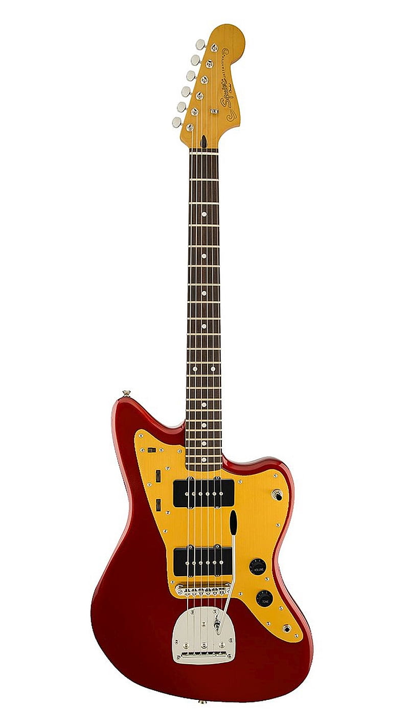 800x1422 Fender Jazzmaster, fender, jazzmaster, on white, HD phone wallpaper