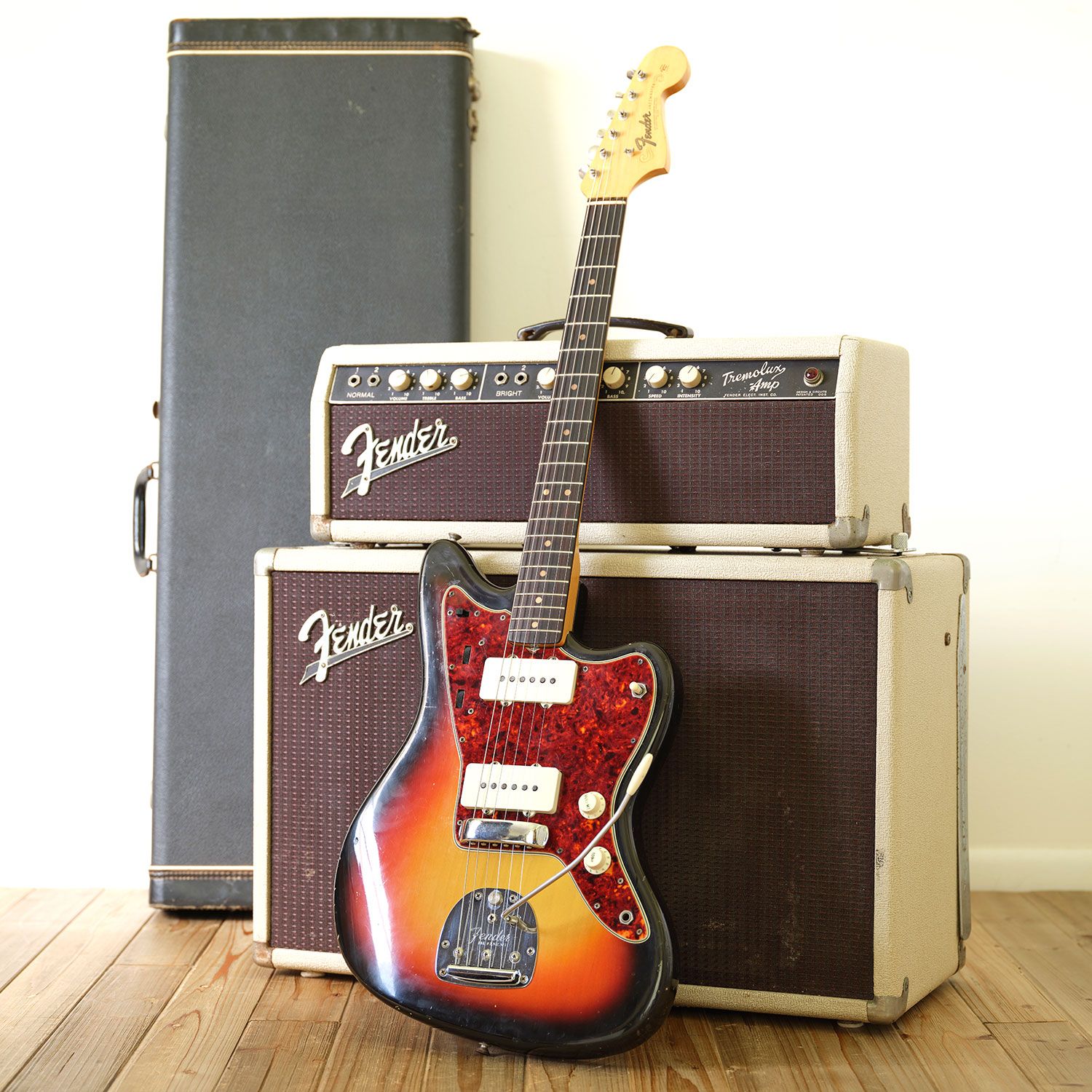 1500x1500 All Original 1965 Fender Jazzmaster Sunburst Guitar