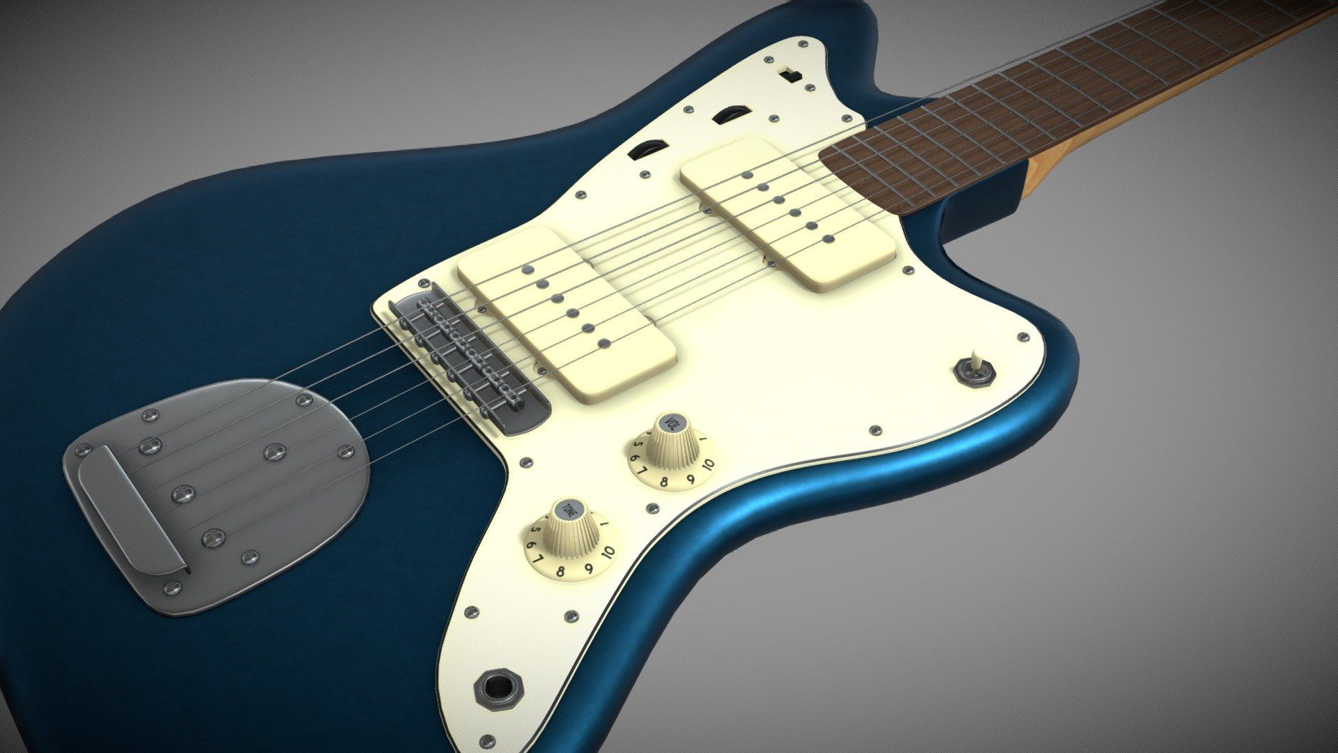 1920x1080 Fender Jazzmaster (High Poly) Model By Kotako [3acda82]