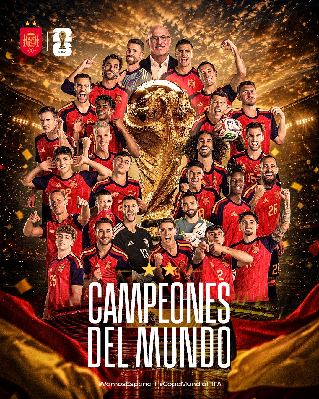 1080x1350 Spain 2026 World Cup winners