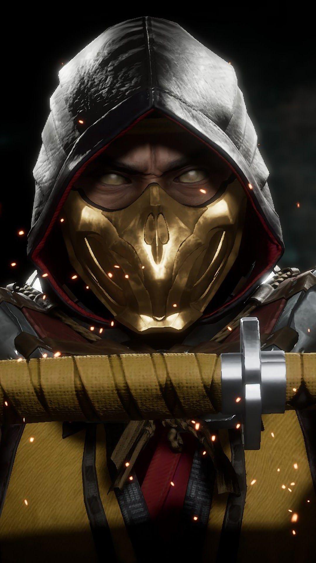 1080x1920 Scorpion Mortal Kombat 11 4K Wallpaper