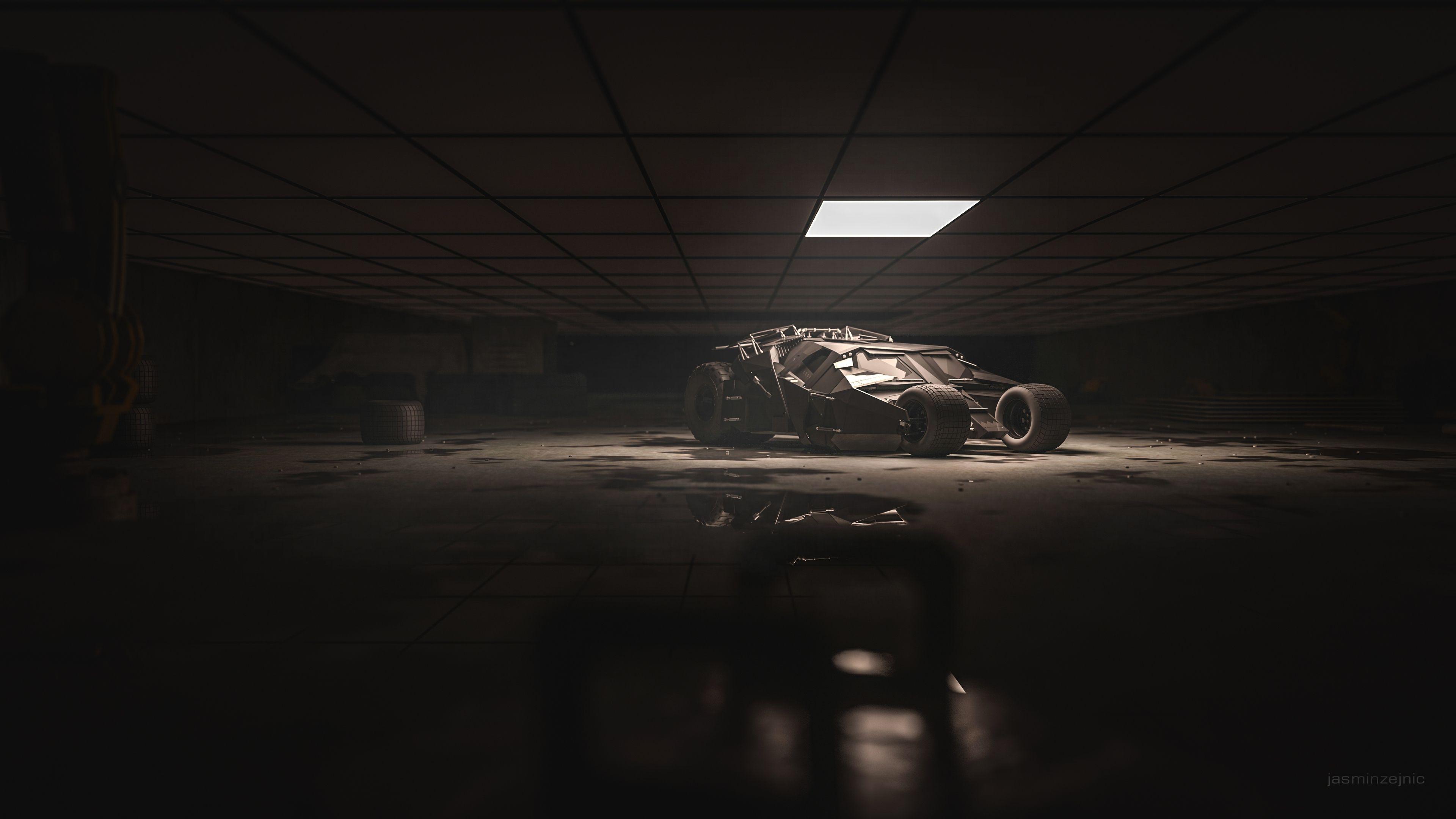 3840x2160 Wallpaper 4k Batcave Batmobile 4k Wallpaper, Artist