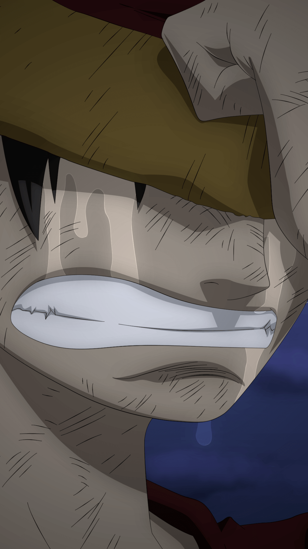 1080x1920 Luffy Crying Wallpaper