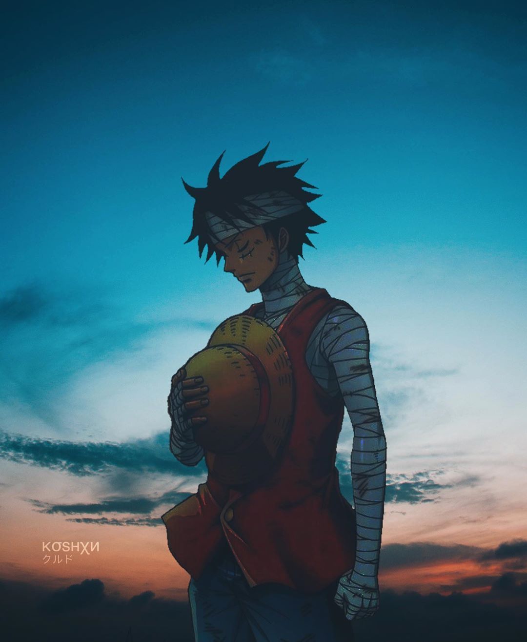 1080x1315 Sad Luffy Wallpaper