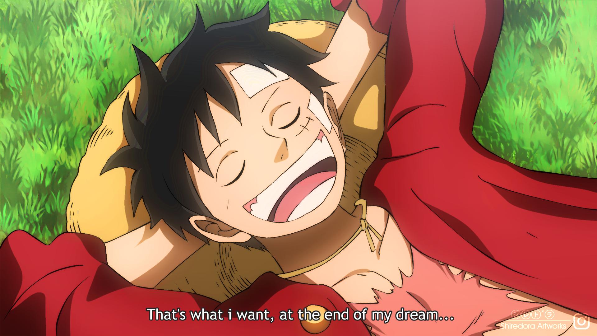 1920x1080 Luffy panel (Chapter 1060) colored by me :))