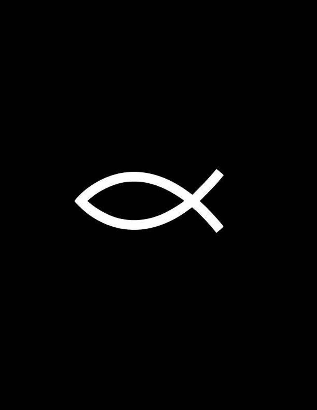 1080x1398 Jesus Fish Decal Jesus Sticker Christian Fish Symbol Car Sticker Religious Fish Decal Jesus Car Decal Laptop Decal Yeti Decal Tablet Wall