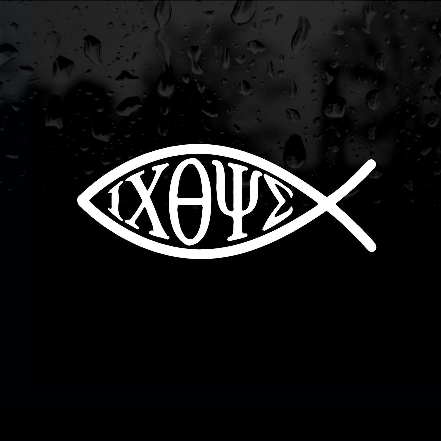 1445x1445 Decals Symbol: IKTHUS, Fish
