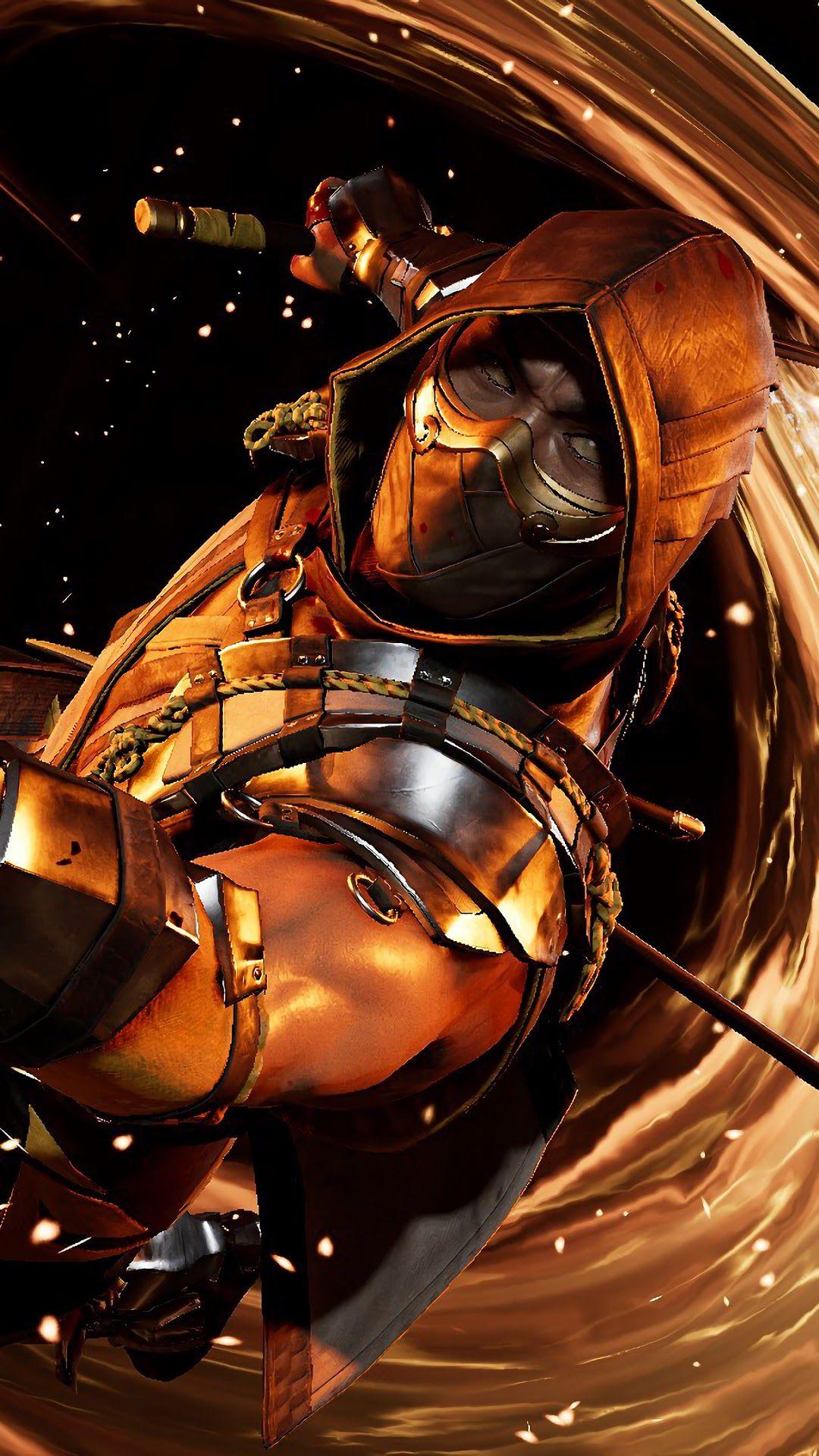 1080x1920 Scorpion, Mortal Kombat 11 iPhone 6s, 6 HD Wallpaper