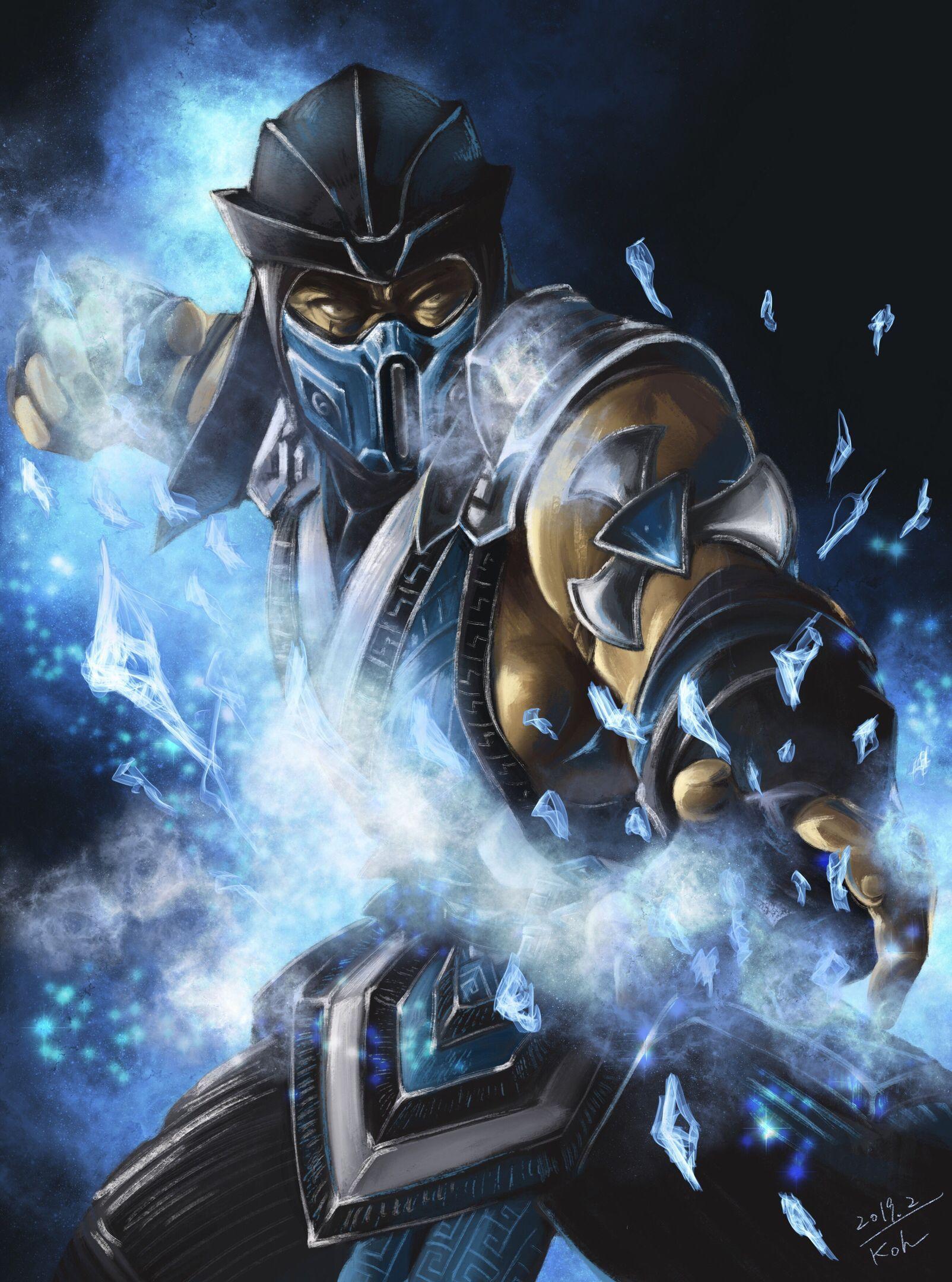 1604x2160 Mortal Kombat 11 Sub Zero By KouYoshikawa. Sub Zero Mortal Kombat