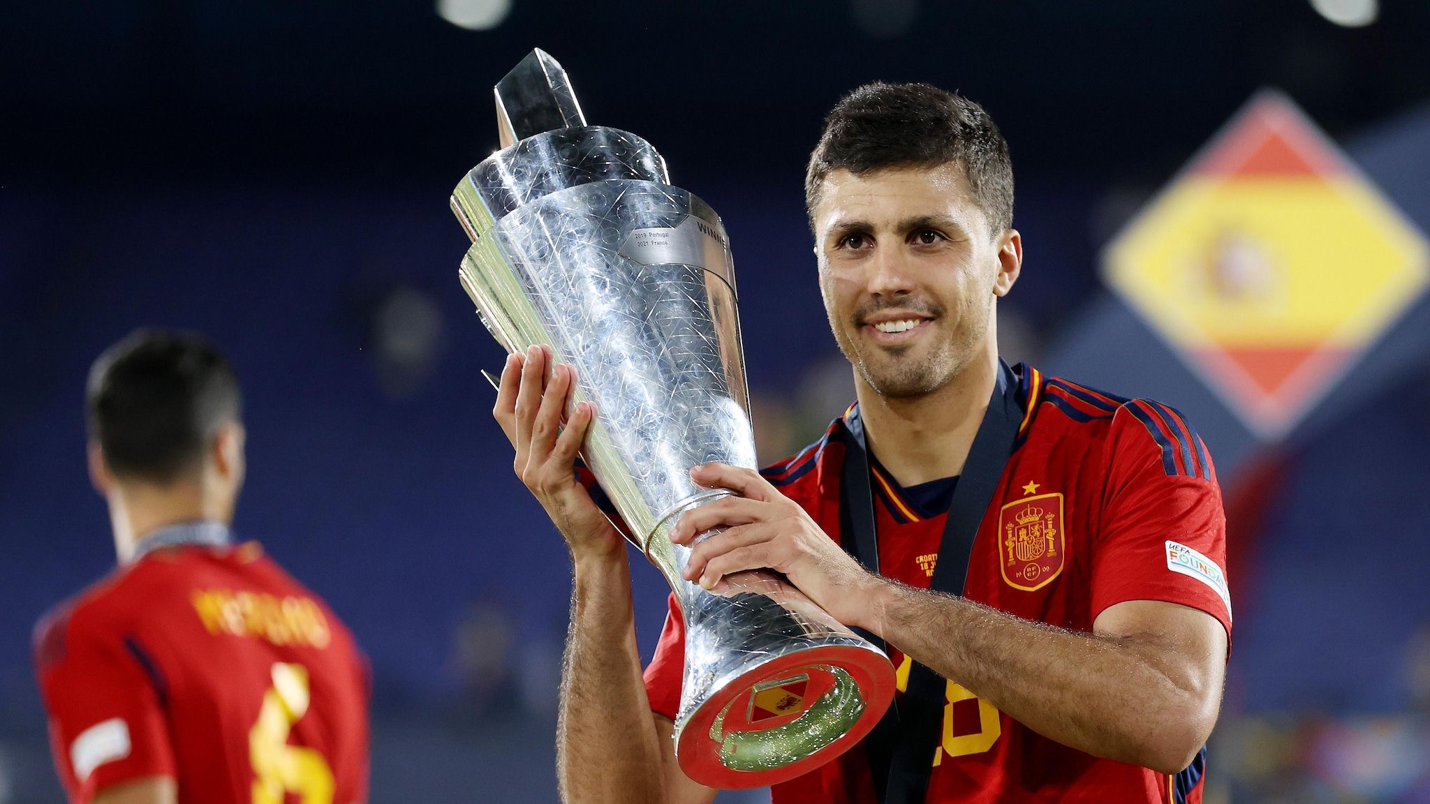 2048x1152 Rodri named 2023 UEFA Nations League Player of the Finals. UEFA Nations League 2023