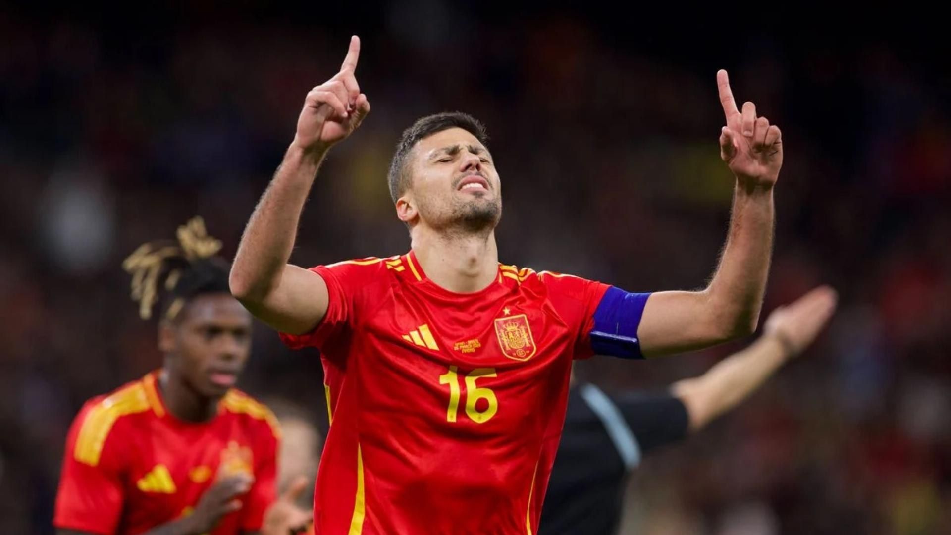 1920x1080 Spain's National Team Honors Rodri Mid Flight