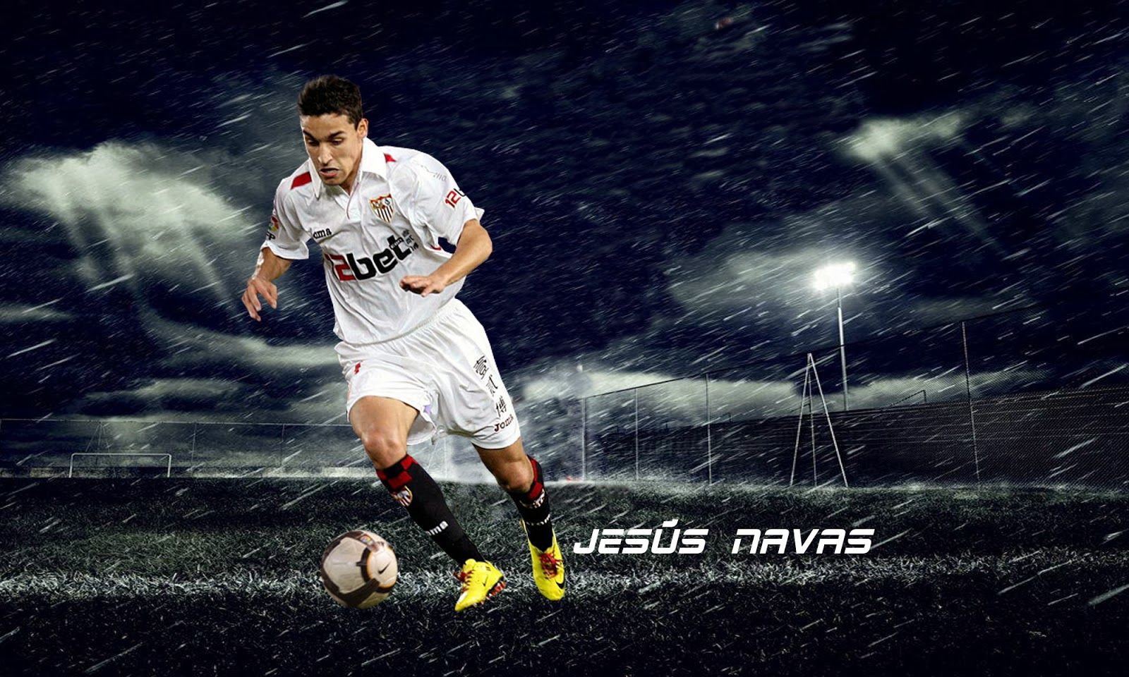 1600x960 Wallpaper Sevilla FC: Jesús Navas