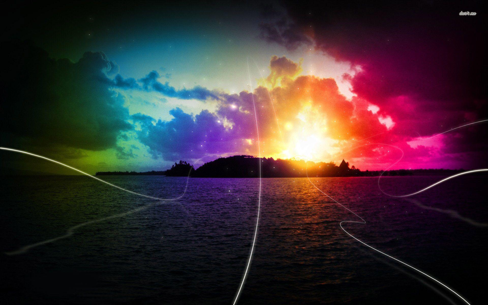 Neon Sky Wallpapers Top Free Neon Sky Backgrounds WallpaperAccess