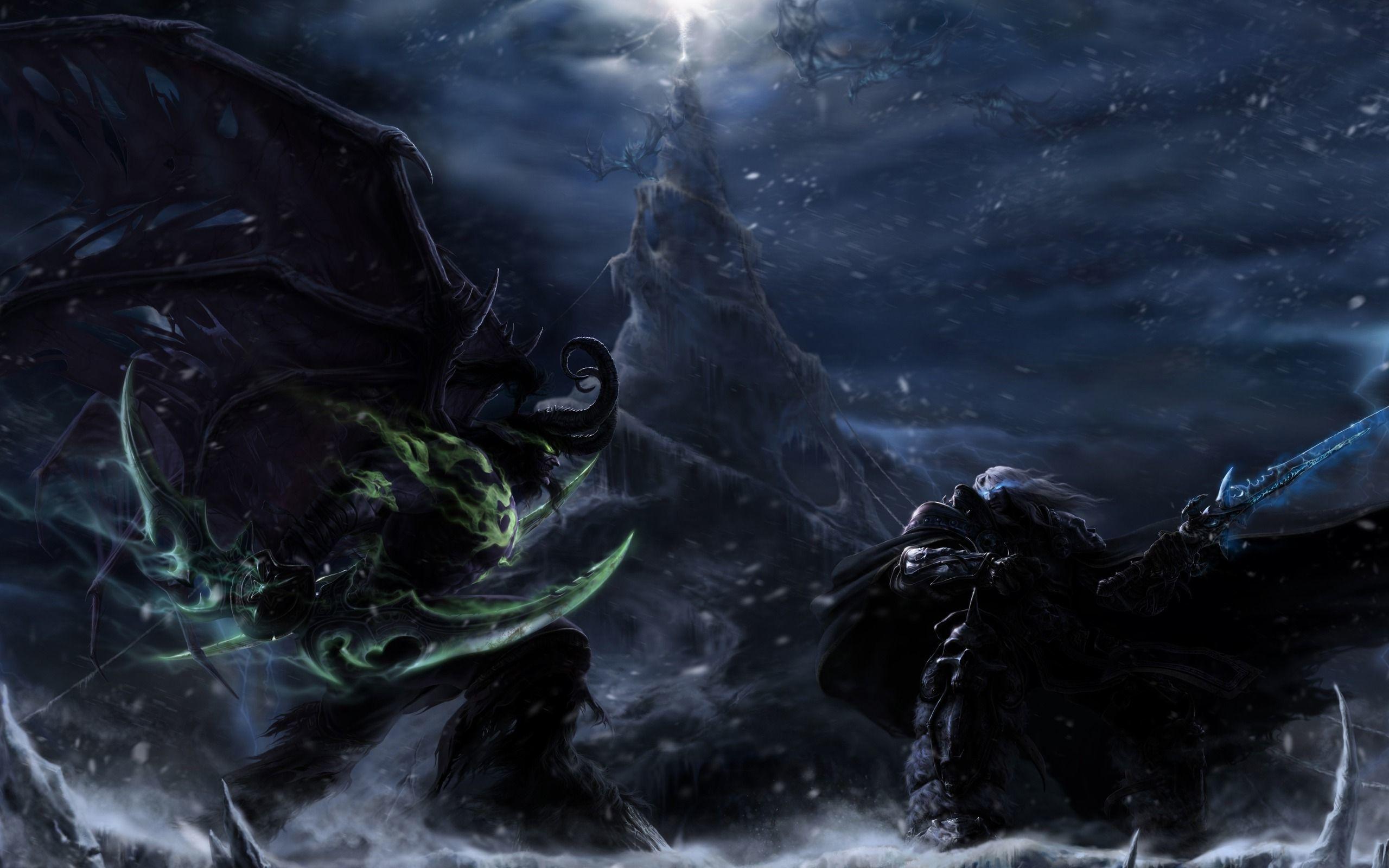 2560x1600 Arthas, Lich King, Warcraft, Video games, Illidan Stormrage, World