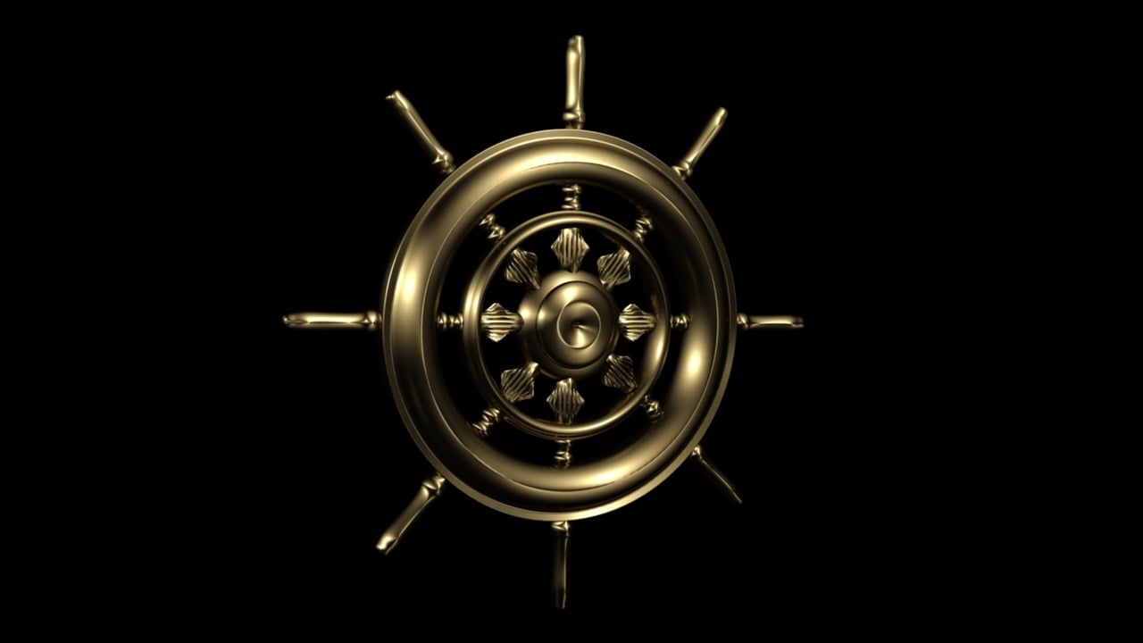 1280x720 Download Rudder 3D 3D Modeling. Royalty Free Stock Illustration Image