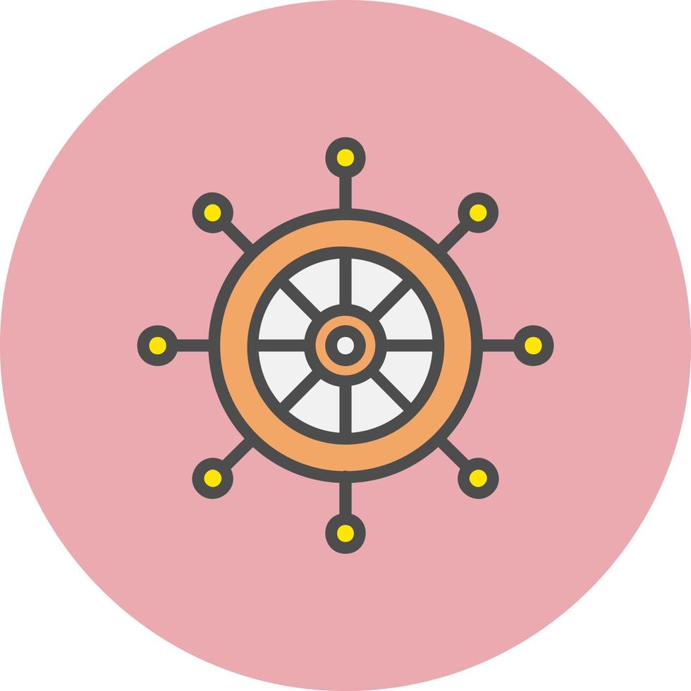 980x980 Rudder Vector Icon