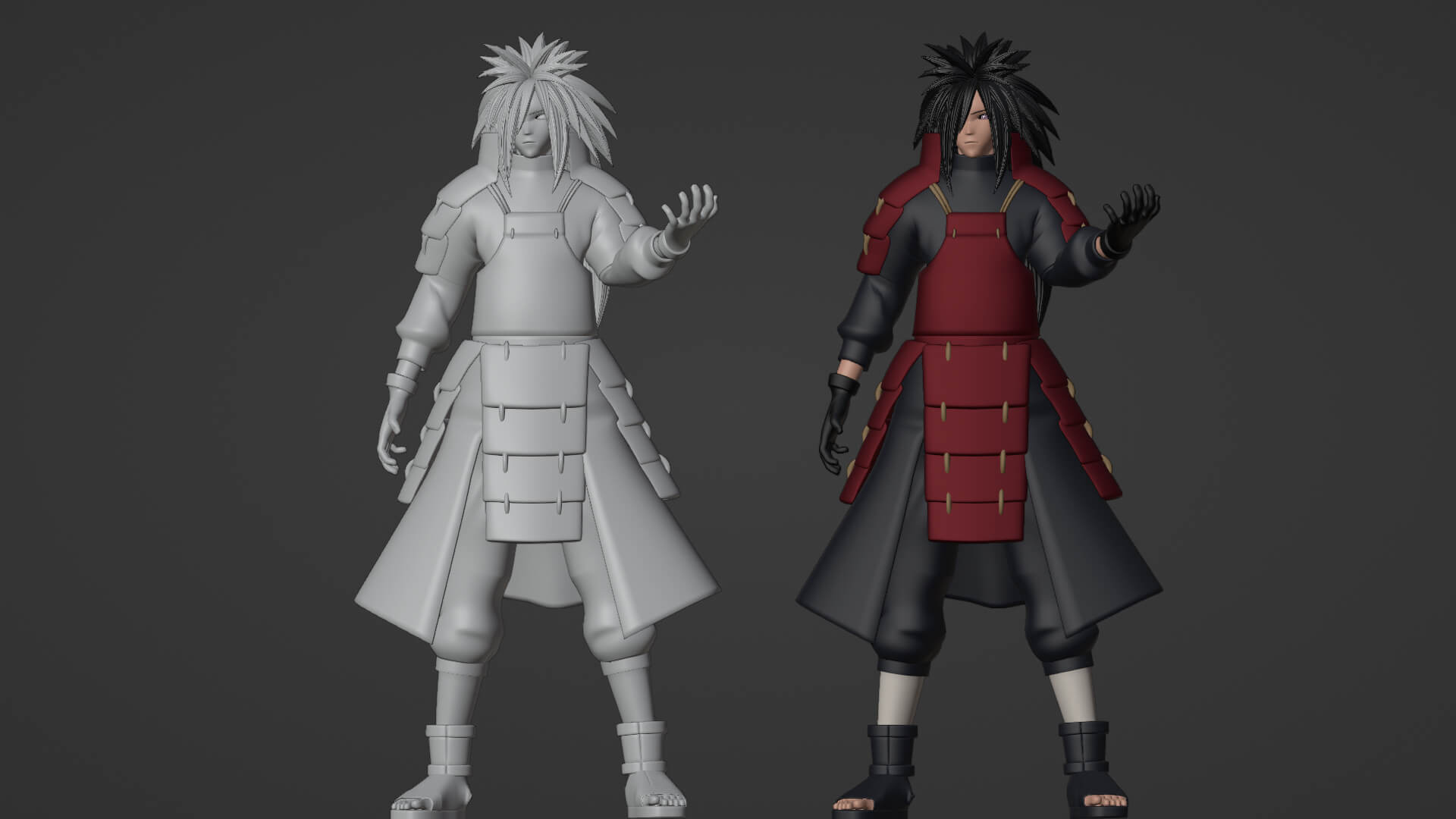 1920x1080 Madara Uchiha Shippuden 3D Model