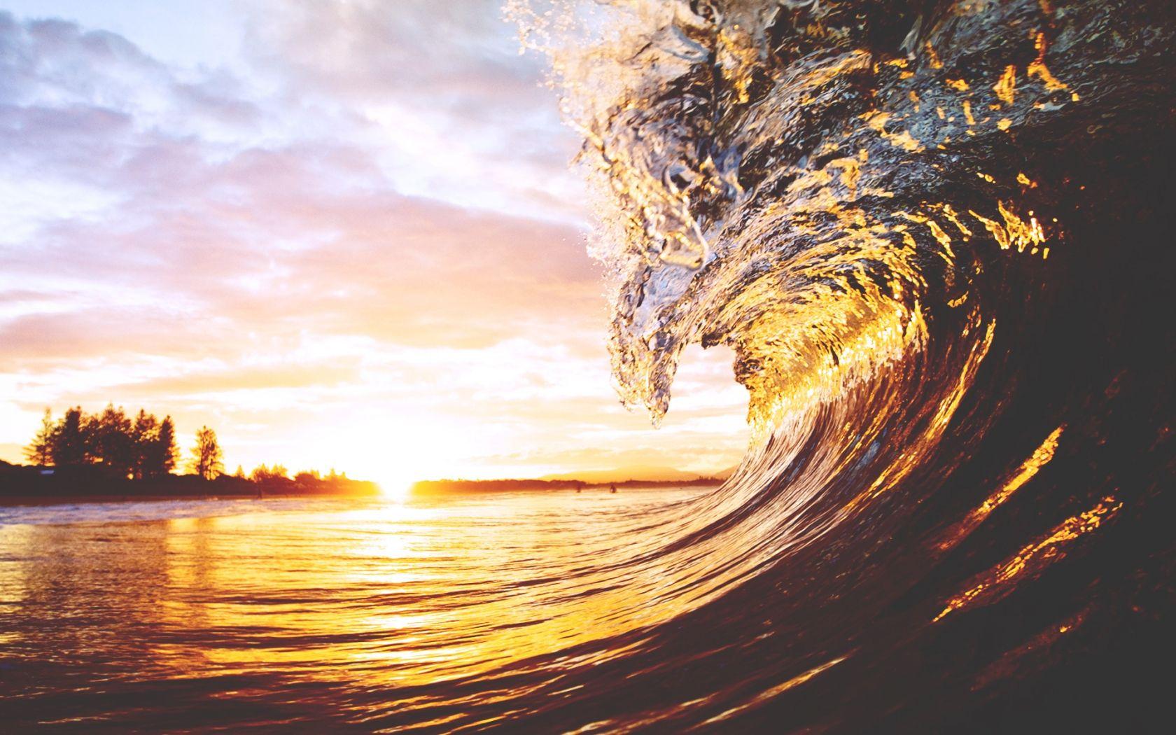 1680x1050 Free download Beach Sunset Desktop Background HD wallpaper