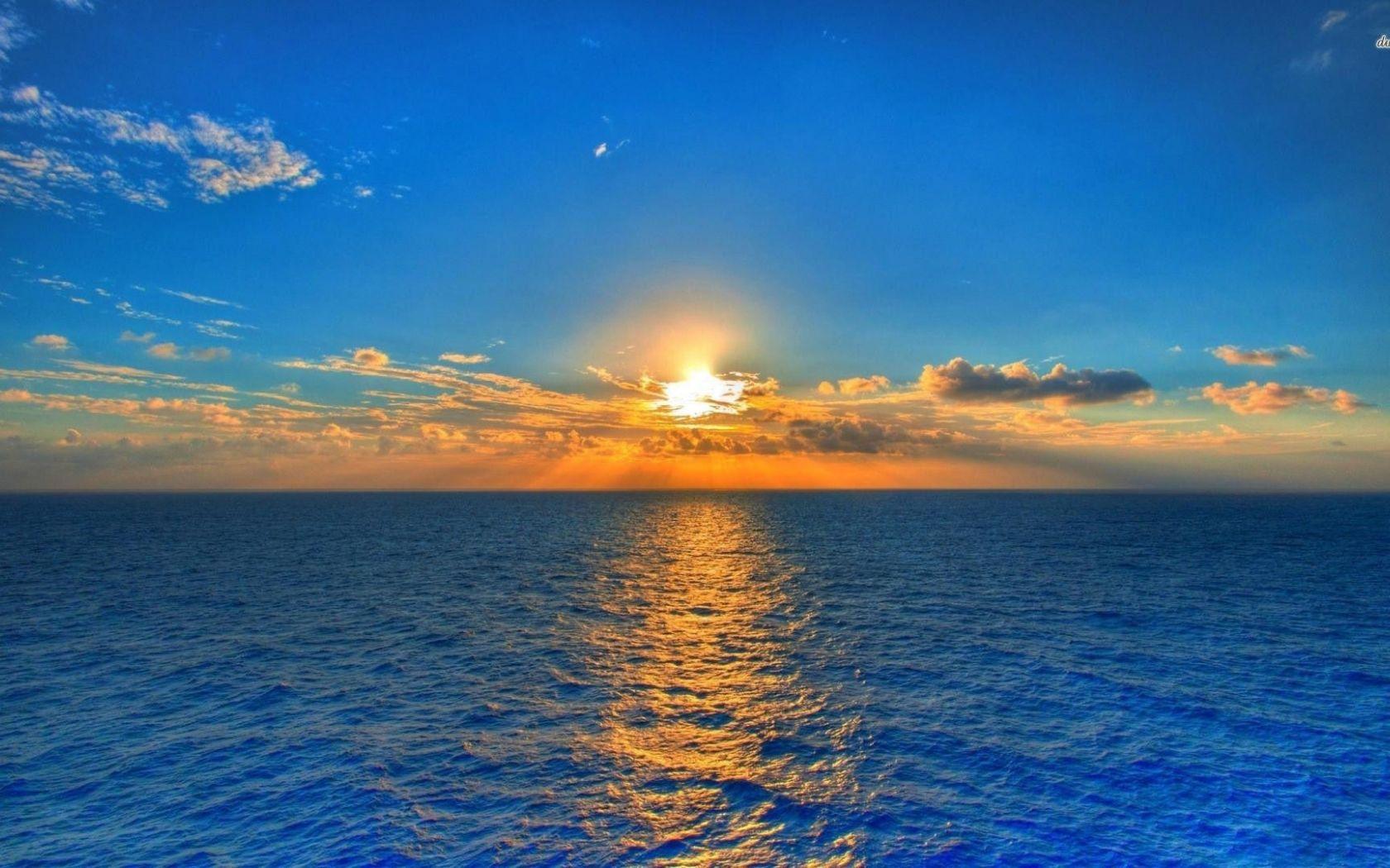1680x1050 Free download Beach Sunset Background Wallpaper HD 3D Desktop