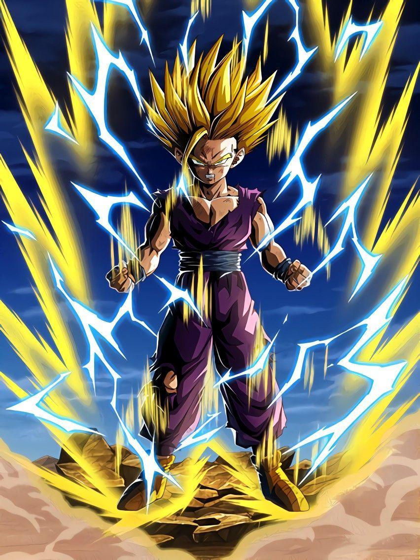 Son Goku ssj2, dragon ball, son goku, HD phone wallpaper