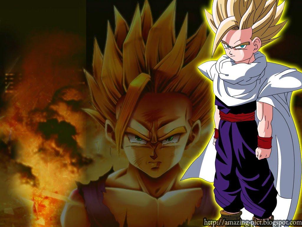 1024x768 Free download Gohan Kid Super Saiyan Wallpaper Amazing Picture