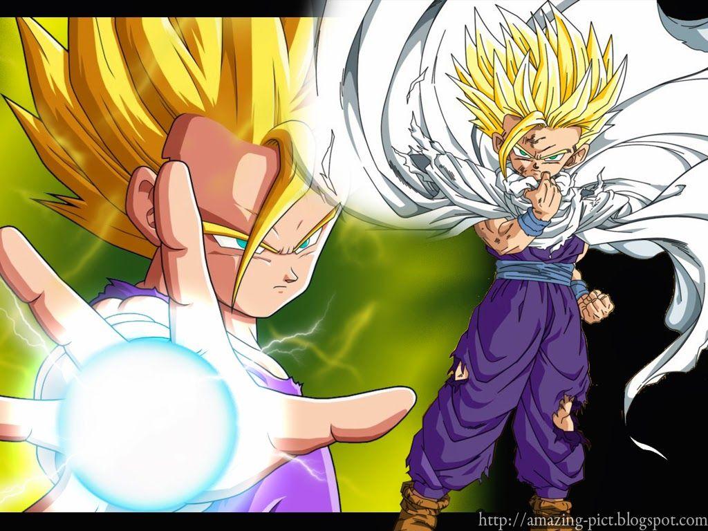 1024x768 Free download Gohan Kid Super Saiyan Wallpaper Amazing Picture