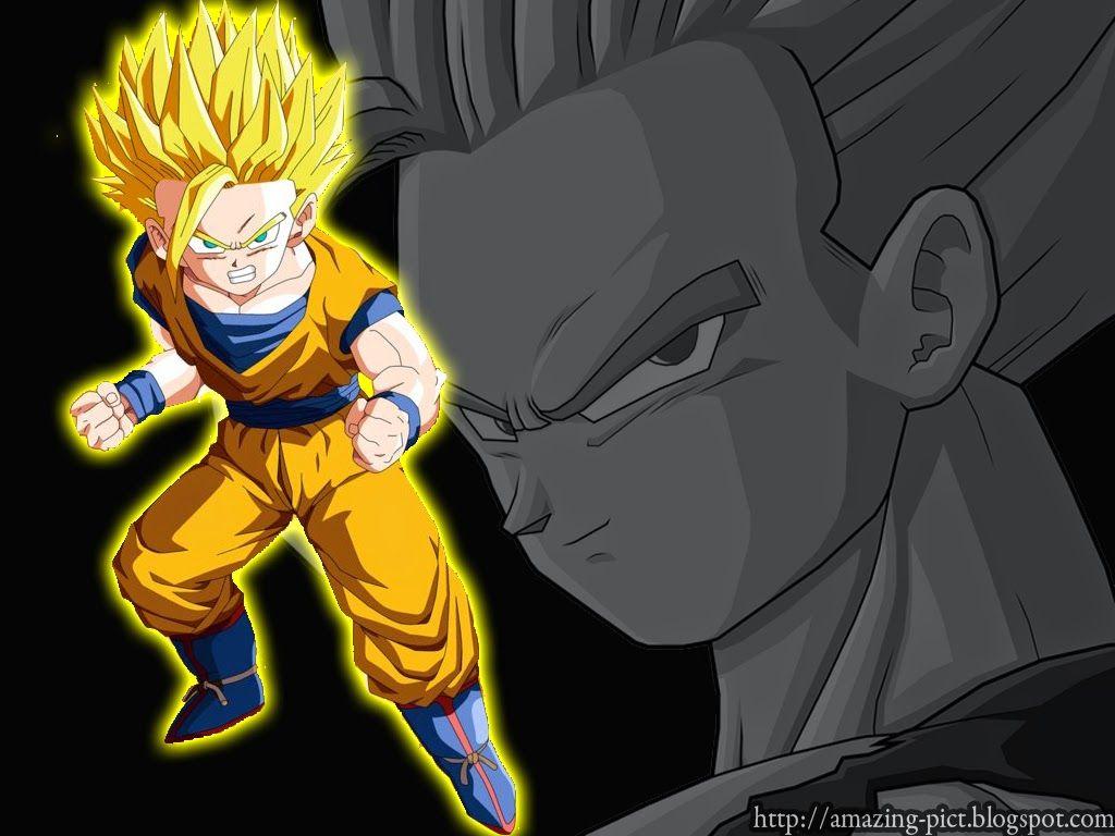 1024x768 Free download Gohan Kid Super Saiyan Wallpaper Amazing Picture
