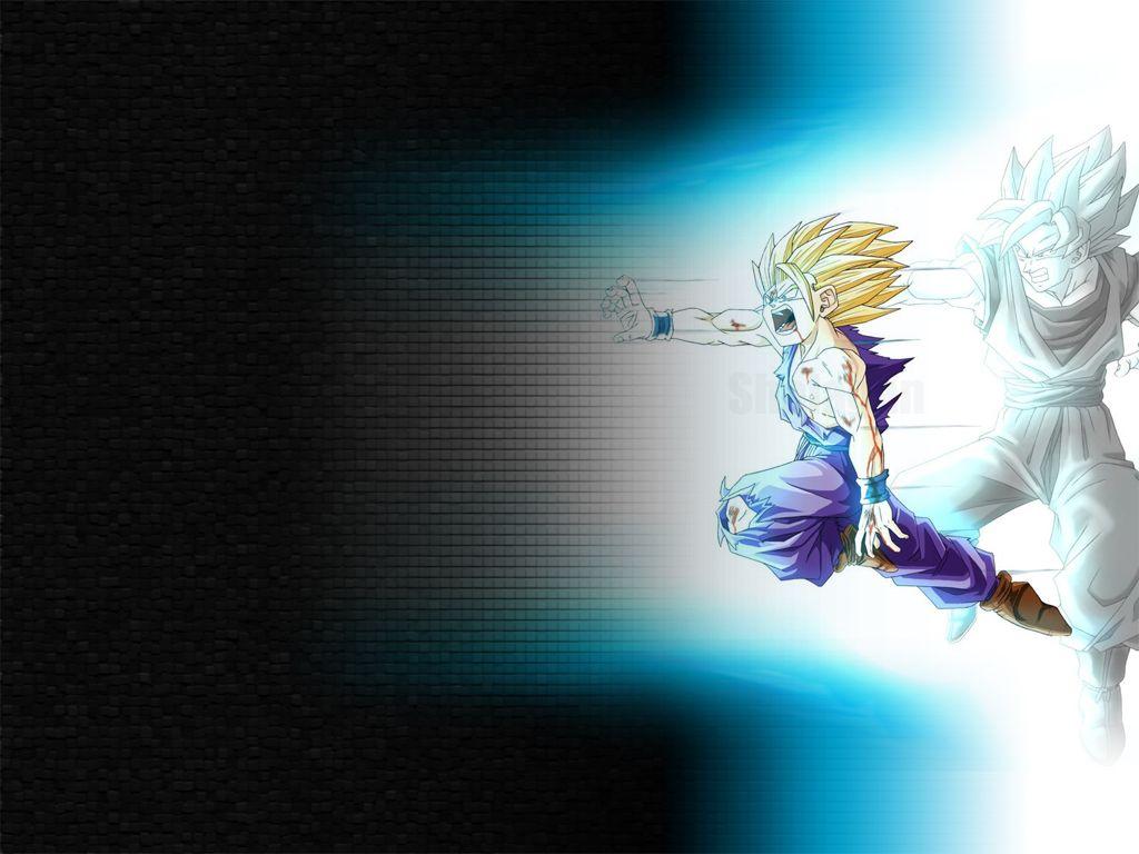 1024x768 Free download DRAGON BALL Z WALLPAPERS Teen Gohan super saiyan 2