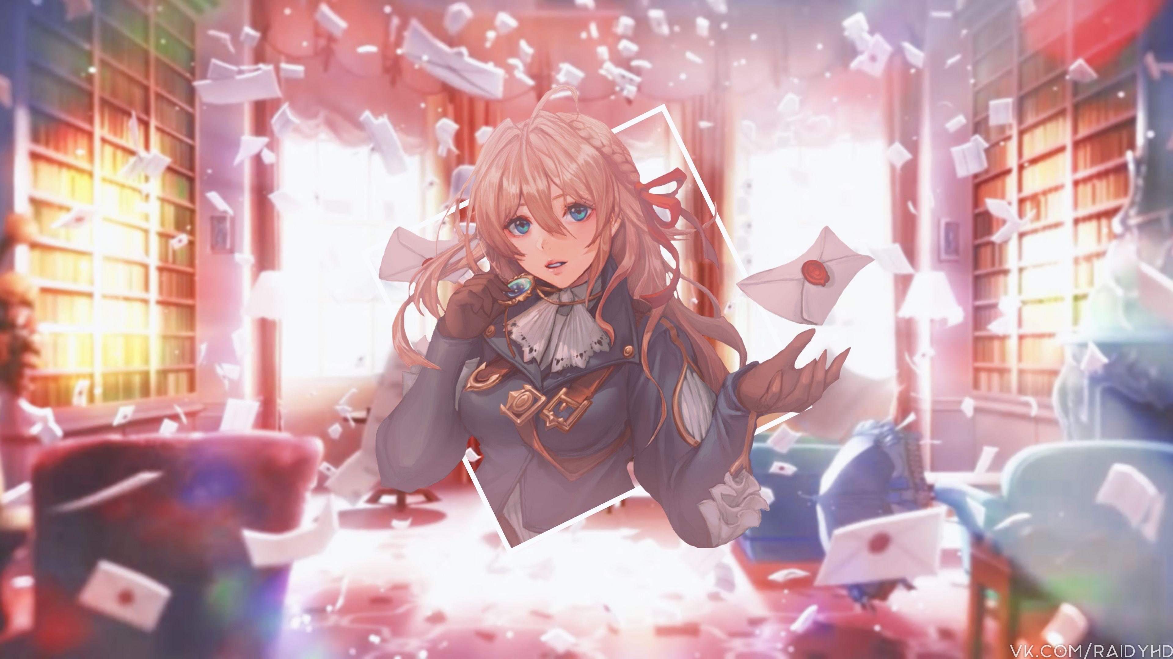 3840x2160 4k Violet Evergarden Anime, HD Anime, 4k Wallpaper, Image, Background, Photo and Picture