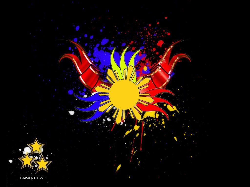 1024x768 Hình nền bộ lạc Pinoy Flag.  cờ philippine theo chủ đề philippines n