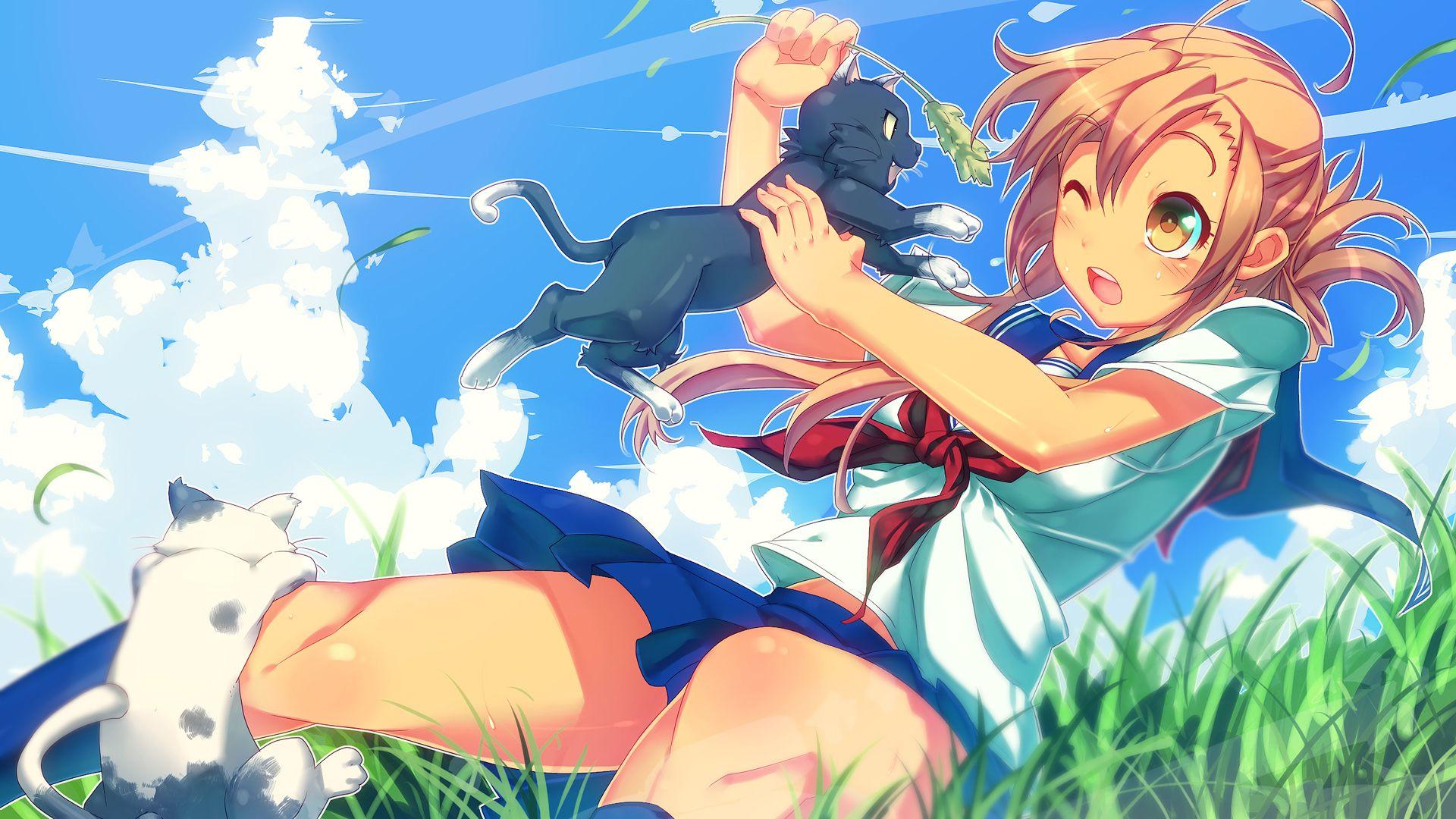 1920x1080 Koi Neko Wallpaper. Anime Neko Wallpaper